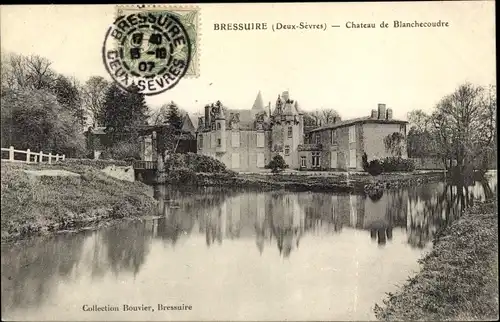 Ak Bressuire Deux Sèvres Chateau de Blanchecoudre