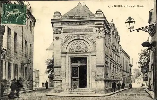 Ak Niort Deux Sèvres, Ecole de Dessin