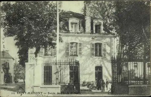 Ak Saint Maixent Deux Sevres, Entree de l'Ecole Militaire