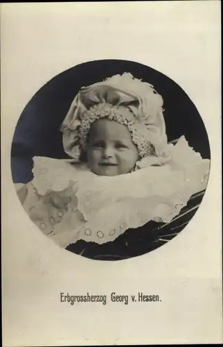 Ak Erbgroßherzog Georg von Hessen, Kinderportrait