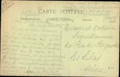 Ak Orsay Essonne, Le Viaduc du Chemin de Fer