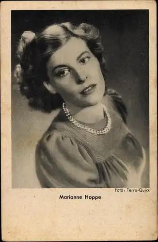 Ak Schauspielerin Marianne Hoppe