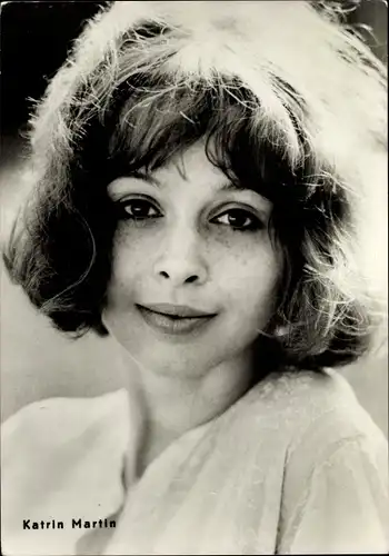 Ak Schauspielerin Katrin Martin, Portrait, Aus meiner Kindheit