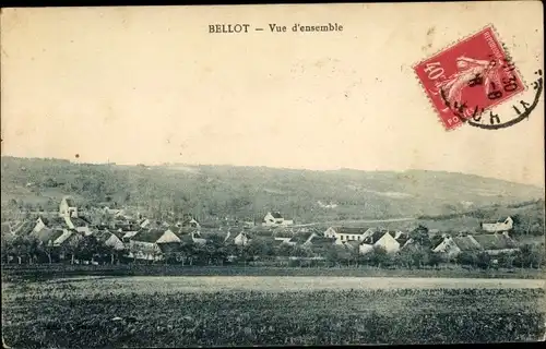 Ak Bellot Seine et Marne, vue d'ensemble