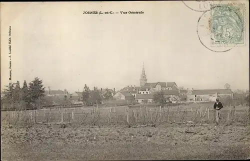 Ak Josnes Loir et Cher, Vue générale