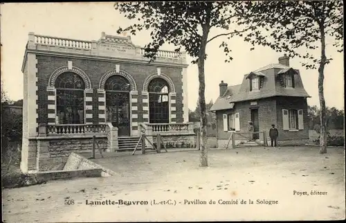 Ak Lamotte Beuvron Loir et Cher, Pavillon du Comité de la Sologne