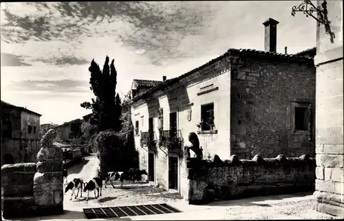 Ak Santillana del Mar Kantabrien, Calle del Rio