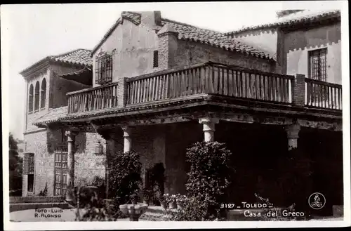 Ak Toledo Kastilien La Mancha Spanien, Casa del Greco