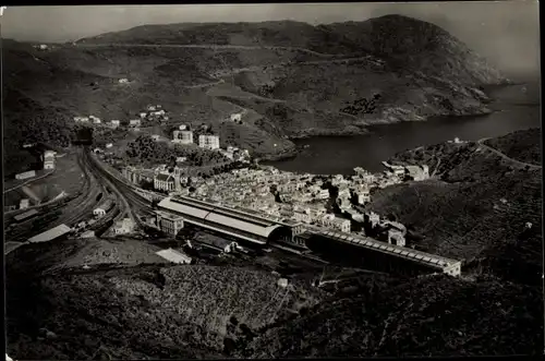 Ak Portbou Katalonien, Panorama