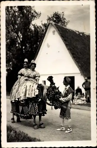 Ak Valencia Stadt Spanien, Tipos Regionales en la Huerta