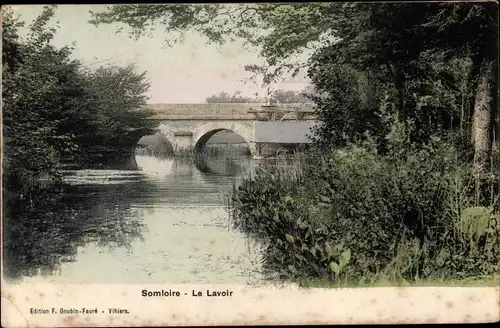 Ak Somloire Maine et Loire, Le Lavoir