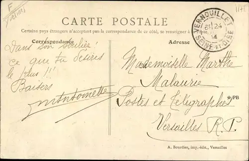 Ak Vernouillet Yvelines, Grande Rue