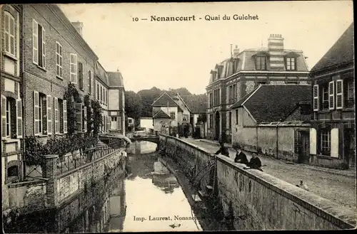 Ak Nonancourt Eure, Quai du Guichet