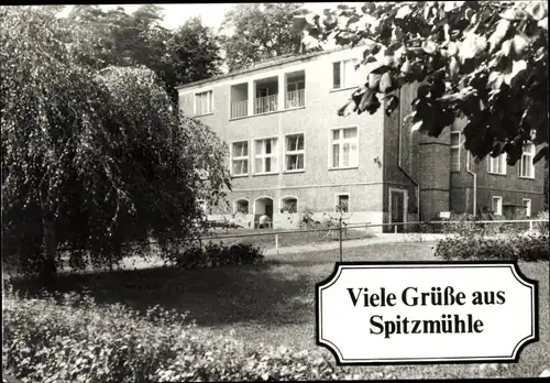 Ak Spitzmühle Strausberg im Kreis Märkisch Oderland, Ferienheim Ernst Thälmann