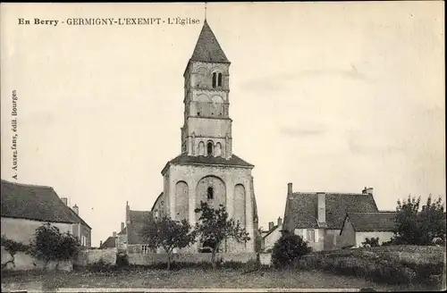 Ak Germigny L'Exempt Cher, Eglise