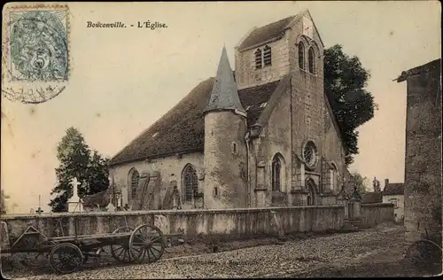 Ak Bouconville Meuse, Eglise