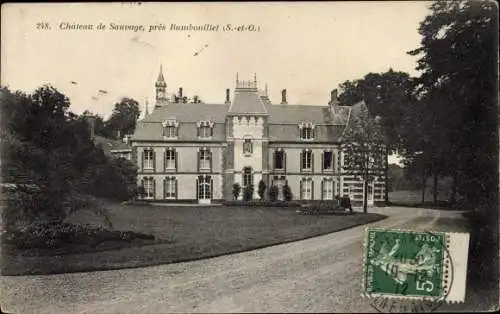 Ak Rambouillet Yvelines, Chateau de Sauvage
