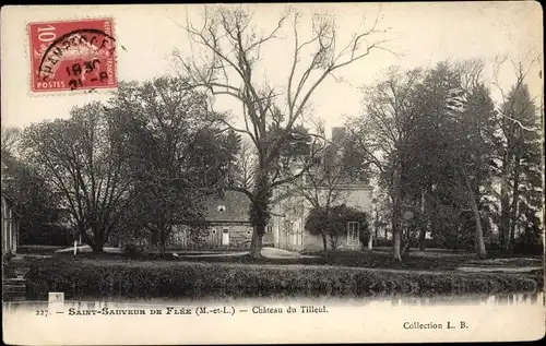 Ak Saint Sauveur de Flee Maine et Loire, Chateau du Tilleul