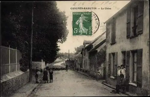 Ak Guignes Rabutin Seine et Marne, La Chene