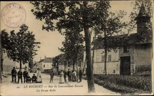 Ak Le Bourget Seine Saint Denis, Rue du Commandant Baroche