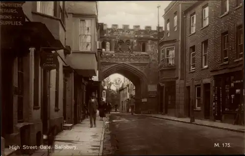 Ak Salisbury South West England, High Street Gate
