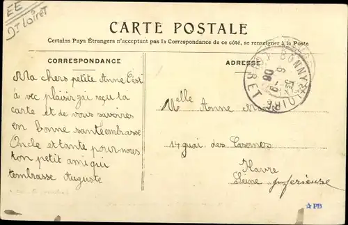 Ak Bonny sur Loire Loiret, Route de Neuvy