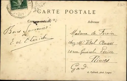 Ak Bordeaux-en-Gâtinais Loiret, Route du Pin