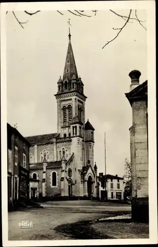 Ak Thénezay Deux Sèvres, Eglise