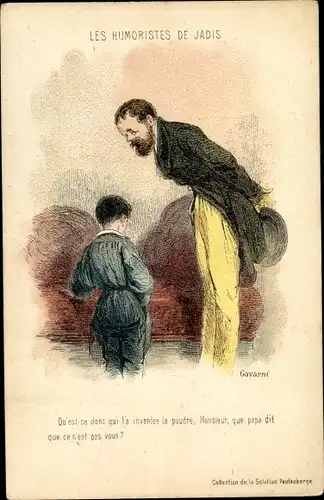 Künstler Ak Gavarni, Paul, Les Humoristes de Jadis, Mann, Junge