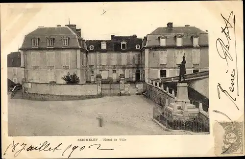 Ak Seignelay Yonne, Hotel de Ville