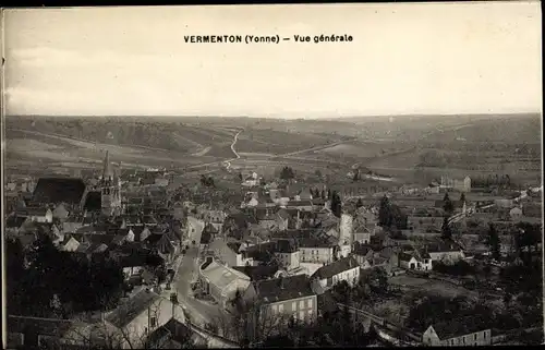 Ak Vermenton Yonne, Vue generale