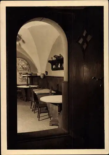 Ak Berlin Neukölln, Staatsbauschule, Erfrischungsraum