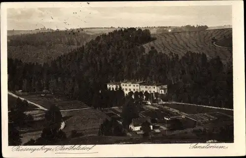 Ak Uniemyśl Berthelsdorf im Riesengebirge Schlesien, Sanatorium