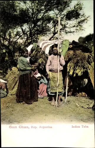 Ak Argentinien, Indios Toba, Gran Chaco