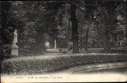 Ak Athis Mons Essonne, Notre Dame des Retraites, Le Parc