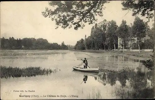 Ak Garigny Cher, Le Chateau de Doys, L'Etang