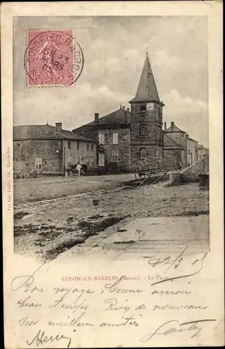 Ak Condé en Barrois Les Hauts de Chée Meuse, La Place, Eglise