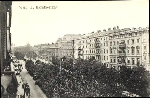 Ak Wien 1 Innere Stadt Österreich, Kärntner Ring