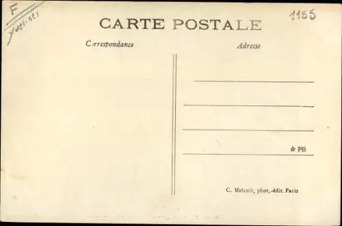 Ak Versailles Yvelines, Catastrophe du Dirigeable Republique, le 25 Septembre 1909, Les funerailles