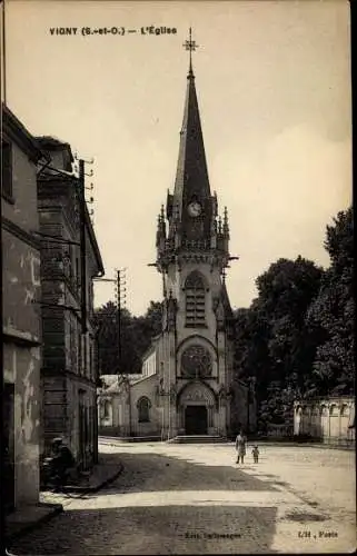 Ak Vigny Val d’Oise, L'Eglise