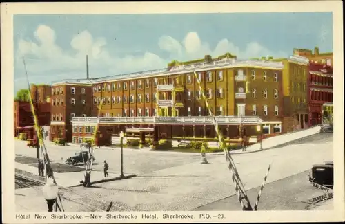 Ak Sherbrooke Québec, New Sherbrooke Hotel, general view, barriers