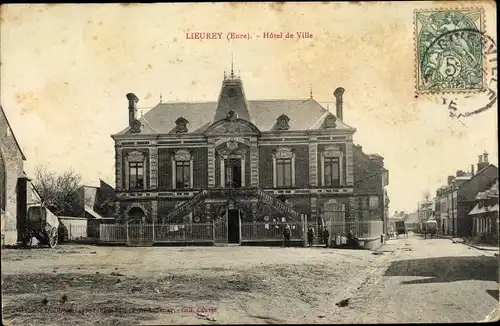 Ak Lieurey Eure, Hotel de Ville