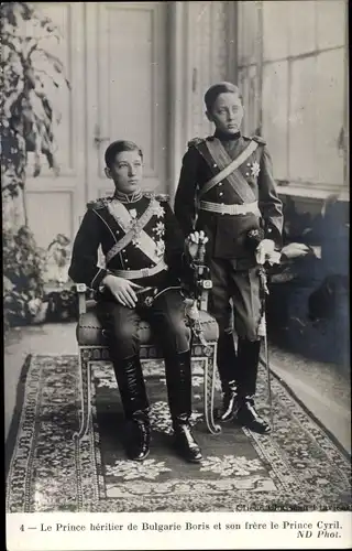 Ak Erbprinz Boris von Bulgarien, Prinz Kyrill von Bulgarien