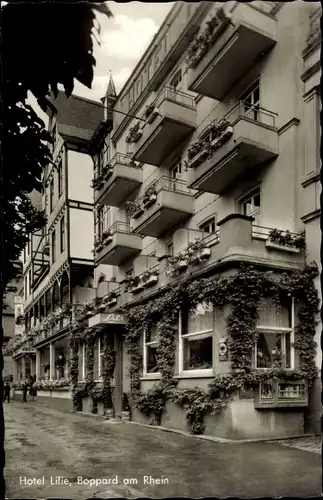 Ak Boppard am Rhein, Hotel Lilie, Inh. A. Rüdiger
