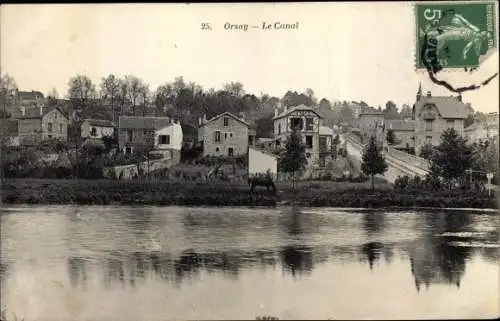 Ak Orsay Essonne, Le Canal