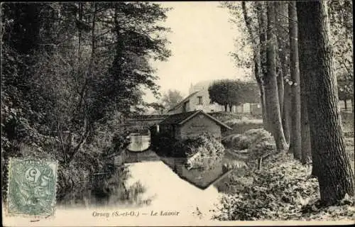 Ak Orsay Essonne, Le Lavoir