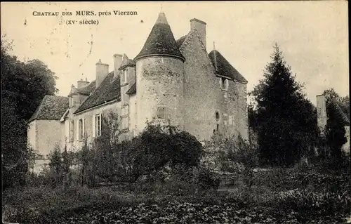 Ak Vierzon Cher, Chateau des Murs