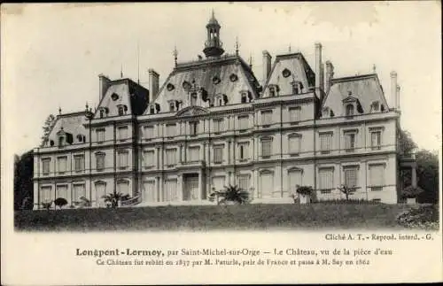 Ak Longpont Essonne, Le Chateau