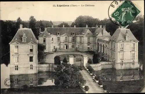 Ak Lignières Cher, Le Chateau