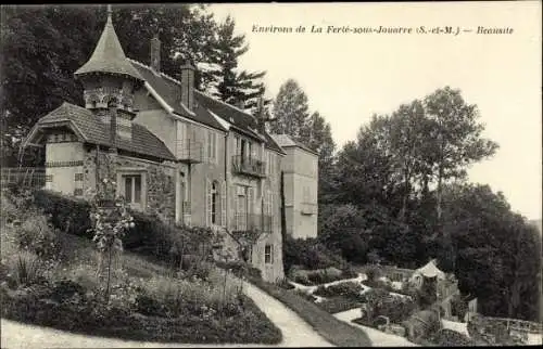 Ak La Ferté sous Jouarre Seine et Marne, bâtiment Beausite, vue générale